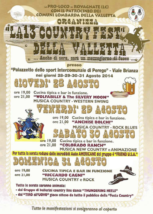 Tredicesiam Festa Country - Perego - Rovagnate - LC